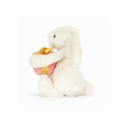 Jellycat Bashful Bunny with Present USA | 78439KDLF